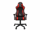 GEMBIRD Gaming chair SCORPION black mesh red skin accents...