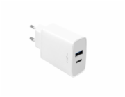 Fixed nabíječka, 30W bílá, FIXC30-CU-WH