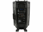 QTX QX15PA, mobilní 15" zvukový systém MP3/BT/FM/2x VHF, ...