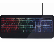 Klawiatura Gembird SLIM Przewodowa Czarna UK (KB-UML-03)