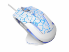 E-Blue Myš Mazer Pro,2500DPI,bílo-modrá