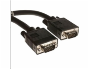 Kabel C-TECH VGA, M/M, stíněný, 5m