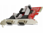 Unitek PCIe x1 řadič – 2x RS-232 (PCI-E-2S)
