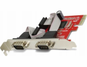 Unitek PCIe x1 řadič – 2x RS-232 (PCI-E-2S)