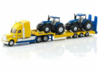 Nákladní automobil SIKU FARMER s traktory New Holland, mo...