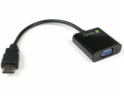 AV Techly HDMI adaptér – D-Sub (VGA) černý (301658)