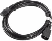 Lanberg IEC 320 C13 - C14 napájecí kabel, 3m, černý (CA-C13E-11CC-0030-BK)