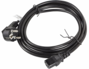 Lanberg CEE 7/7 - IEC 320 C13 napájecí kabel, 3m, černý (CA-C13C-11CC-0030-BK)