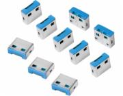 Zámek portu USB LogiLink 10 ks (AU0046)
