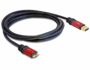 Delock USB kabel USB-A - microUSB 3 m červený (82762)