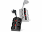 Acar Smart Surge Protector Power Line 6 zásuvek 3m šedý (...