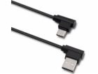 Qoltec USB-A - USB-C USB kabel 1 m černý (5901878504957)