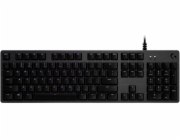 Logitech G512 CARBON LIGHTSYNC RGB Mechanical Gaming Keyboard with GX Brown switches-CARBON-US INT L-USB