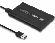 Qoltec External Enclosure for 2.5&quot; SATA3/USB 3.0 HDD/SSD (Black)