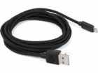 OWC USB-A – Lightning kabel 3 m černý (NWTCBLUSBL3MB)
