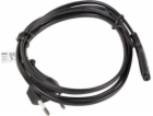 LANBERG CEE 7/16 na IEC 320 C7 EURO (RADIO) POWER CORD 3M...
