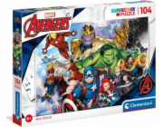 Clementoni Puzzle 104 super barevných Avengers