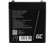 Green Cell AGM VRLA 12V 5.3Ah maintenance-free battery for the alarm system, cash register, toys