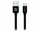 Swissten Datový Kabel Textile Usb / Micro Usb 3,0 M Černý
