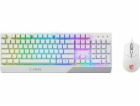 MSI klávesnice + myš Vigor GK30 Combo bílá