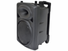 QTX QR10PA, mobilní 10" zvukový systém USB/SD//VHF, 150W