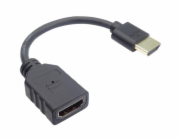 PremiumCord Flexi adapter HDMI Male - Female pro ohebné zapojení kabelu do TV