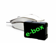 E-Blue Myš MOOD, stříbrná,e-box