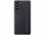 Samsung Poloprůhledný zadní kryt s poutkem S21 FE Dark Gray
