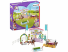Schleich 42440 Turnajové závodiště s koníky a ošetřovatel...