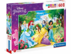 Clementoni Puzzle 60 dílků Maxi - Princezny Disney
