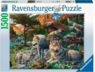 2D puzzle 1500 dílků Jarní vlci