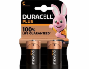 1x2 Duracell Plus Baby C MN1400 LR14 1,5V