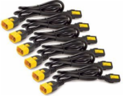 APC Power Cord Kit (6 ea), Locking, C13 to C14, 1.2m
