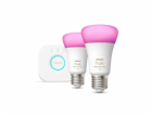 Philips Hue White & Color Ambiance Starter-Set: E27 Smart...
