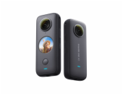 Insta360 ONE X2 akční outdoorová kamera, vodotěsná, dvojice 360° objektivů, 30 fps, ovládání hlasem
