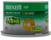 Maxell DVD+R 4.7 GB 16x 50 sztuk (275640.30.TW)