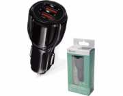 Vakoss nabíječka VAKOSS TP-3273UK nabíječka do auta 2xUSB, 5,2A, DC 12-24V černá