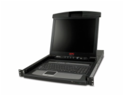 APC 17" Rack LCD Console with Integrated 8 Port Analog KVM Switch