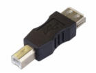 PremiumCord USB redukce A-B, Female/Male