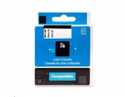 PRINTLINE kompatibilní páska s DYMO, 45808 S0720880,19mm,7m,černý tisk/ žlutý podklad, D1 