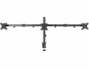 NewStar FPMA-D550D3BLACK Neomounts FPMA-D550D3BLACK/Držák displeje/na stůl/10-27"/svorka/VESA 100X100/nosn. 3x6kg/3 displeje/černý