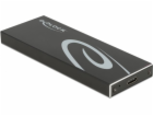 DeLOCK Externí kryt pro M.2 SATA SSD, kryt disku