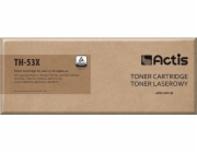 Actis Tonerová kazeta TH-53X (náhrada za HP 53X Q7553X, Canon CRG-715H; standardní; 7000 stran; černá)