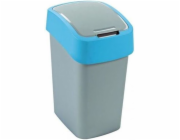CURVER Flip Bin Odpadkový Koš Stříbrná/Modrá 25l