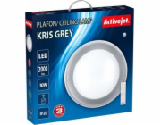Activejet Plafon LED AJE-KRIS Grey + pilot stropní osvětlení Žárovky bez možnosti výměny 30 W G