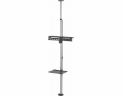 Telescopic TV holder  ceiling and floor with shelf Maclean MC-791N 37  -70   max. 30 kg
