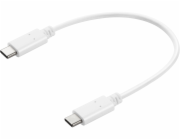 Sandberg 136-30 nabíjecí kabel USB-C na USB-C bílý, 0,2M