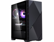 Zalman skříň Z3 Iceberg black / Middle tower / ATX / 2x120mm fan / temperované sklo / černá