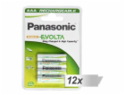 12x4 Panasonic EVOLTA AAA 750 mAh baterie