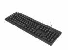 Tellur Basic drátová klávesnice US, USB černá